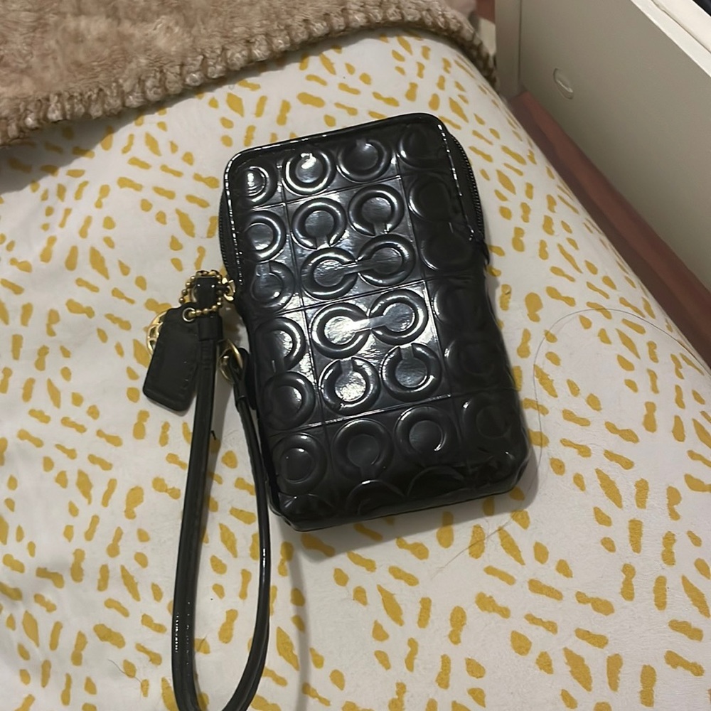 Vintage coach wristlet